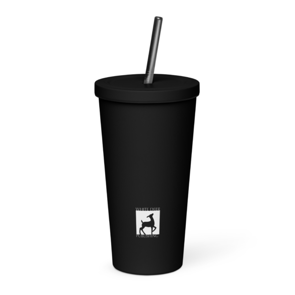 Support Indie Publishers insulated cup with straw - Image 2