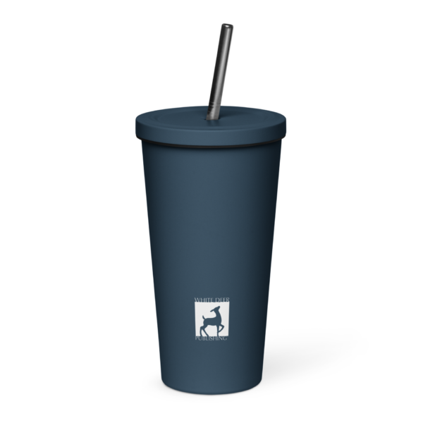 Support Indie Publishers insulated cup with straw - Image 4