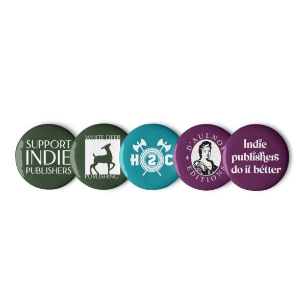 Set of pin buttons