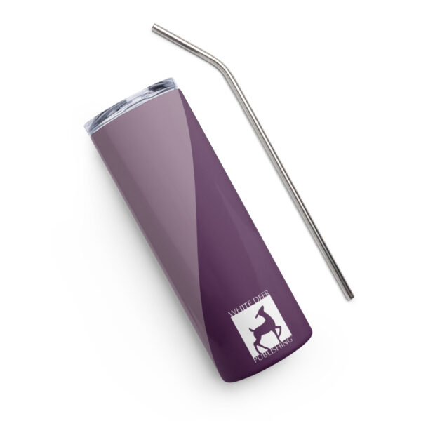 Support Indie stainless steel tumbler – purple - Image 4