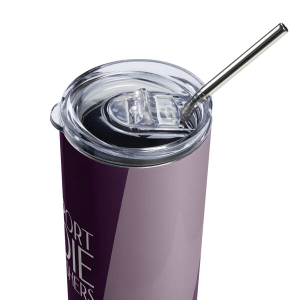 Support Indie stainless steel tumbler – purple - Image 2